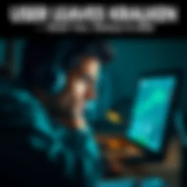 A frustrated person looking at their computer screen, expressing disappointment over delayed tax forms from a financial platform