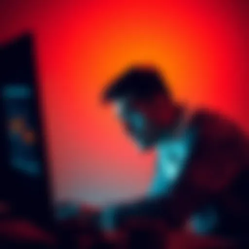 A worried individual looking at a computer screen showing a financial loss, expressing frustration over MEXC support's misleading information