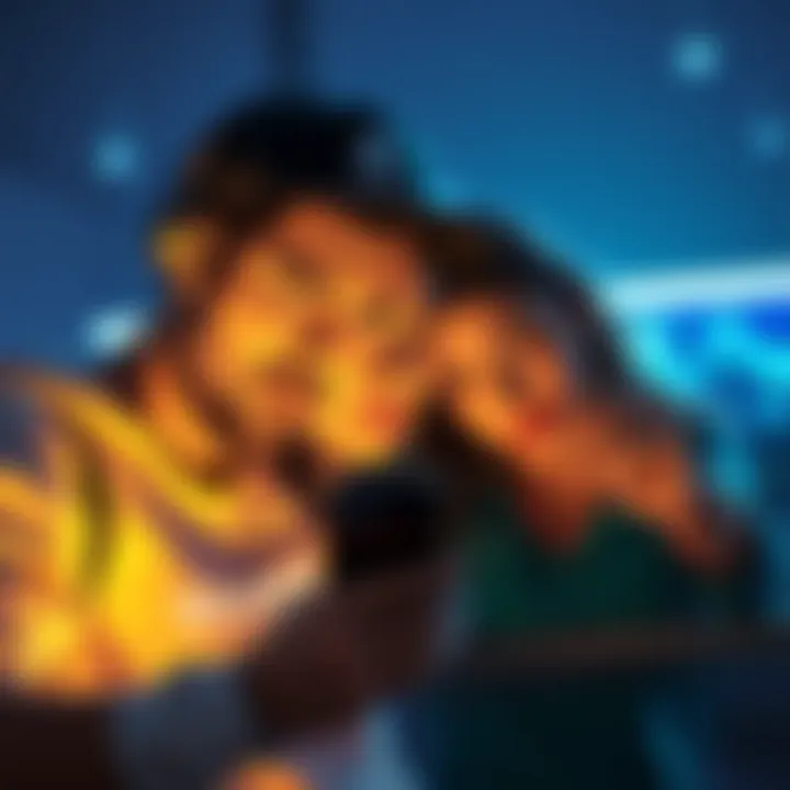 A frustrated user looks at their phone displaying a message about losing SOL coins, with worried expressions showing their disappointment, symbolizing the dangers of incorrect tech support