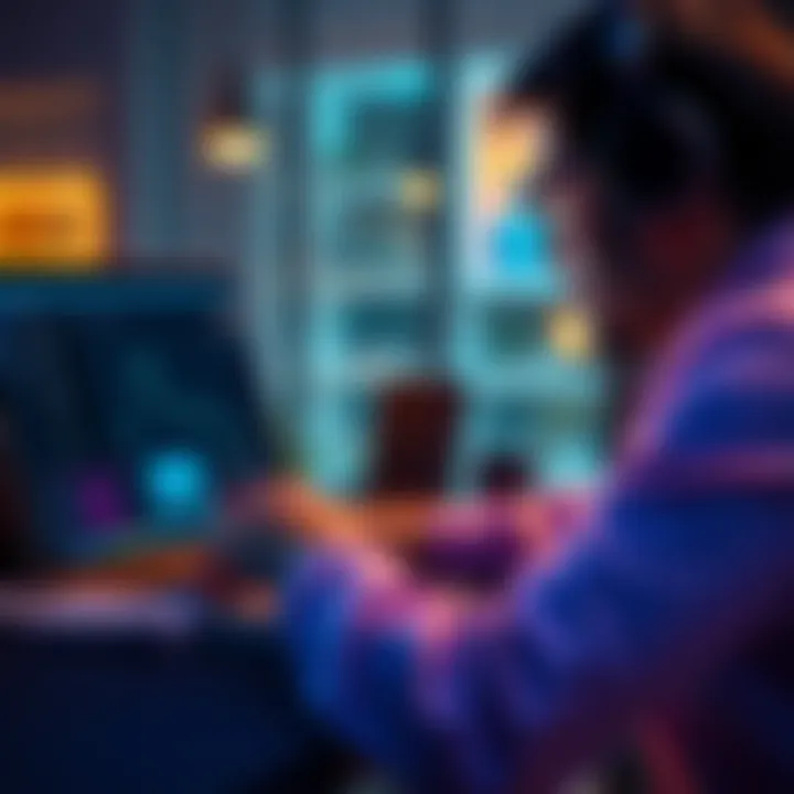 Person looking at a laptop screen while trying to migrate a Zen Hodl wallet from Nunchuk to Sparrow, with notes on the side about wallet access