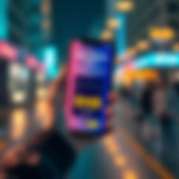 A person holding a smartphone displaying a crypto wallet, seeking BNB to cover gas fees for USDT transfer, with a promise of repayment.