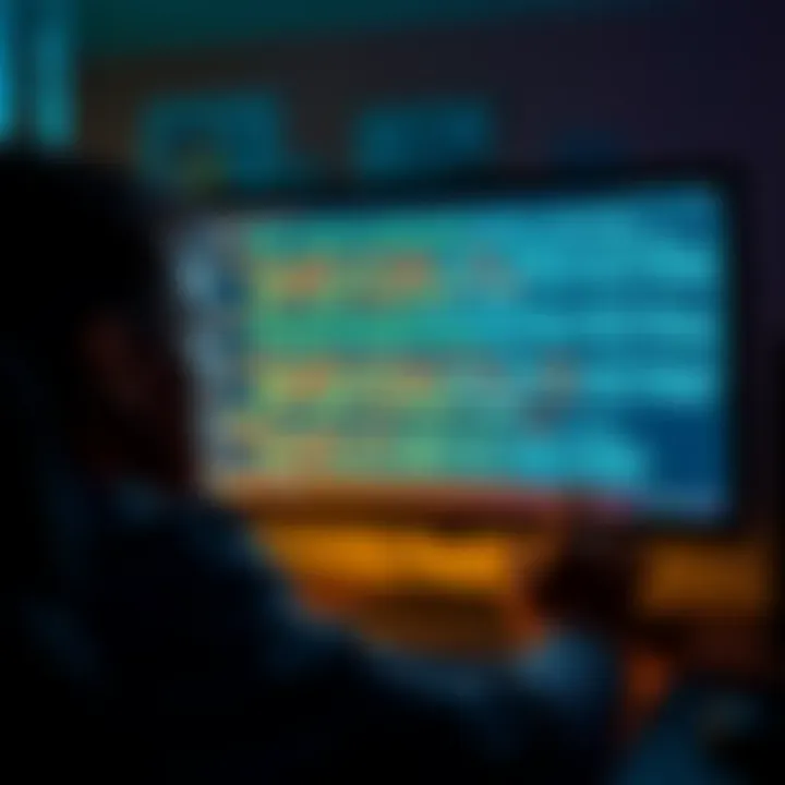 A frustrated person staring at a computer screen showing repeated verification messages, depicting endless prompts for information