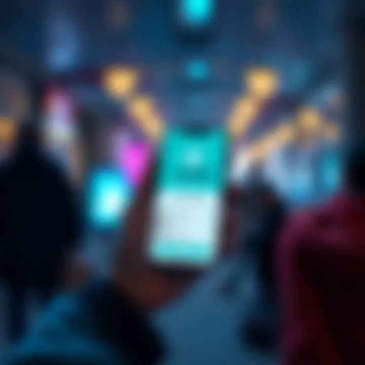 A person holding a phone displaying the Revolut app while looking thoughtful, considering personal donations for support.