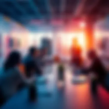 A business meeting where people discuss the importance of utility in products for future success.