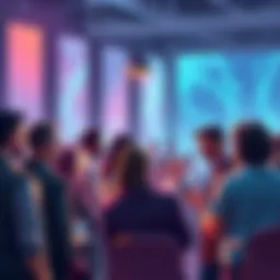 People discussing VeChain developments and upgrades in a digital forum