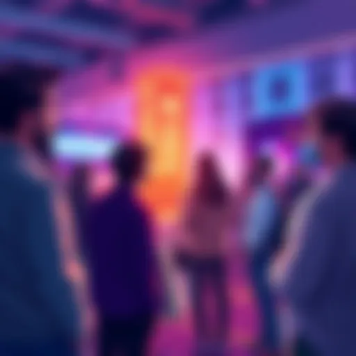 Community members engaging in a discussion about VeChain and the Renaissance upgrade.