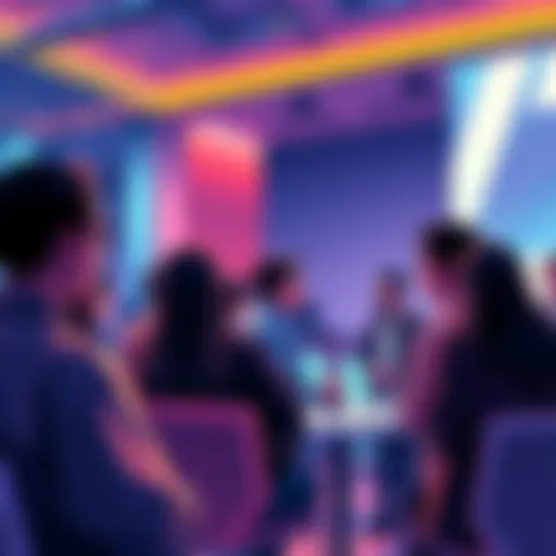VeChain Community Discussion People engaging in a lively discussion about VeChain updates in a forum setting