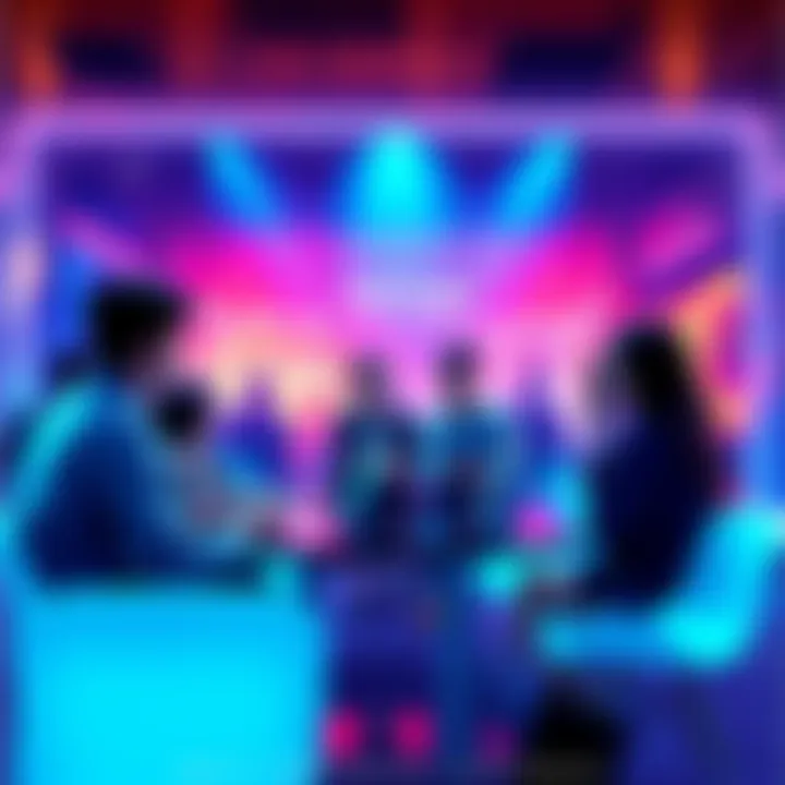 People discussing VeChain updates and sharing ideas in a virtual setting