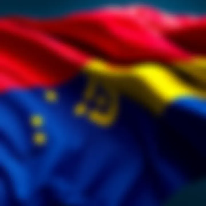 A Venezuelan flag with the Binance logo overlay, symbolizing the struggle to access the Binance app in Venezuela.