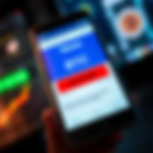 A smartphone screen displaying the Venmo app with a blocked access message for Bitcoin amid a price drop.
