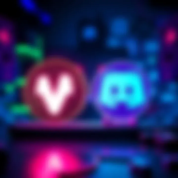 Vertcoin logo alongside Discord logo representing their partnership for community engagement