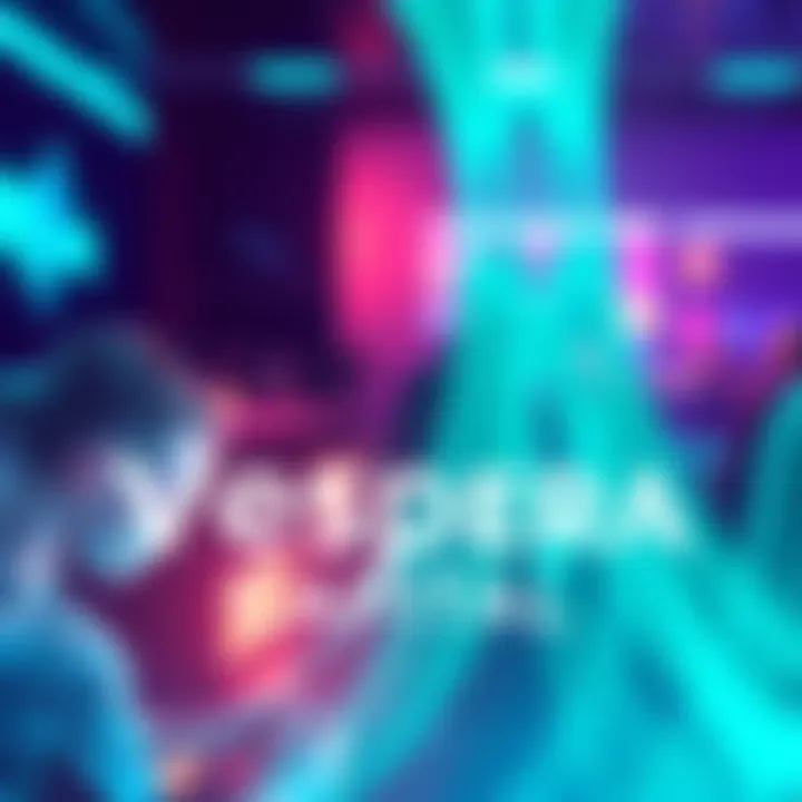 Vespera Capital logo with a background representing community engagement and input