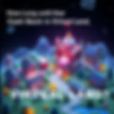 Virtual land concept A digital representation of virtual land with game elements like houses and trees, showing potential for cash back earnings in gaming.