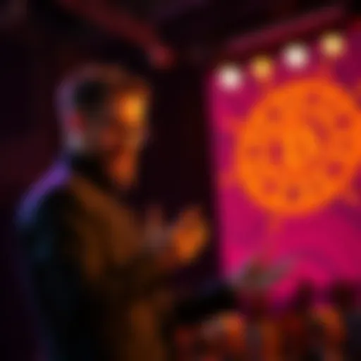 Vitalik Buterin speaking on a stage about the concerns of stablecoins like USDC and advocating for algorithmic options