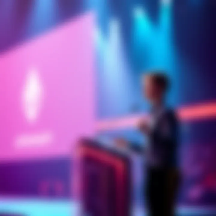 Vitalik Buterin at a podium discussing new security measures for Ethereum