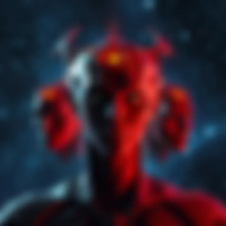 Vorlons, a telepathic alien race from Babylon 5, in a starry background, representing their connection and presence in the universe.