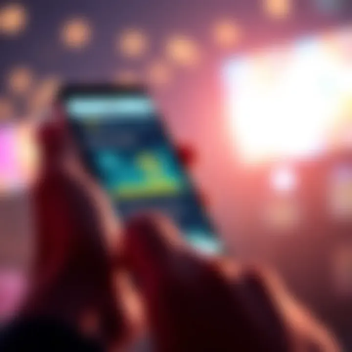 A person using the Helium Wallet app on a smartphone to vote on protocol changes
