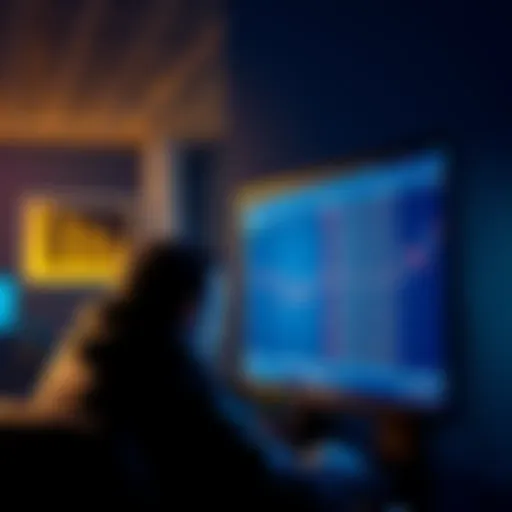 A frustrated person looking at a computer screen, showing a long wait time and a growing queue for Ethereum exit transactions, representing the delay in unstaking funds.