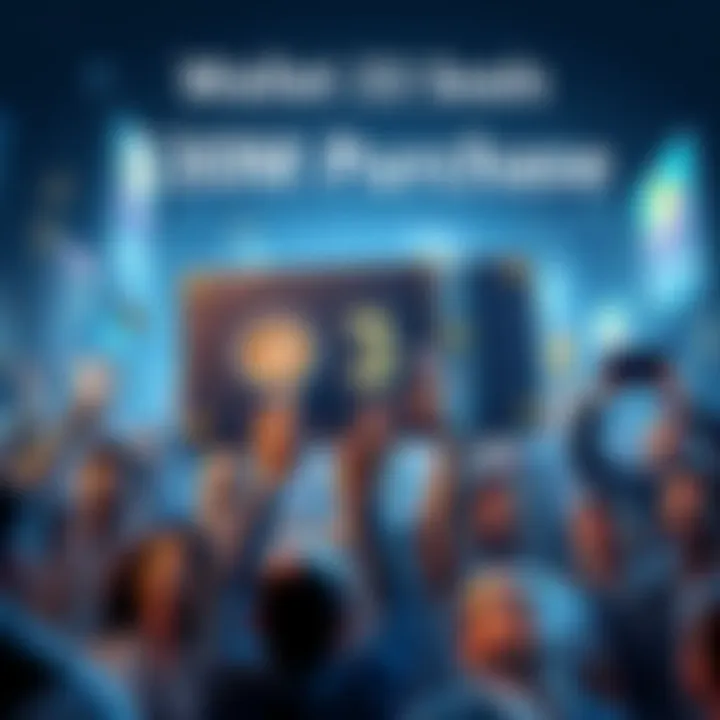 A graphic showing Wallet #3 making a large purchase worth over $30 million, with excited people reacting to the news, symbolizing the FOMO in the market.