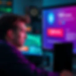 User confused by wallet access issues A frustrated person looking at a computer screen showing wallet access error messages