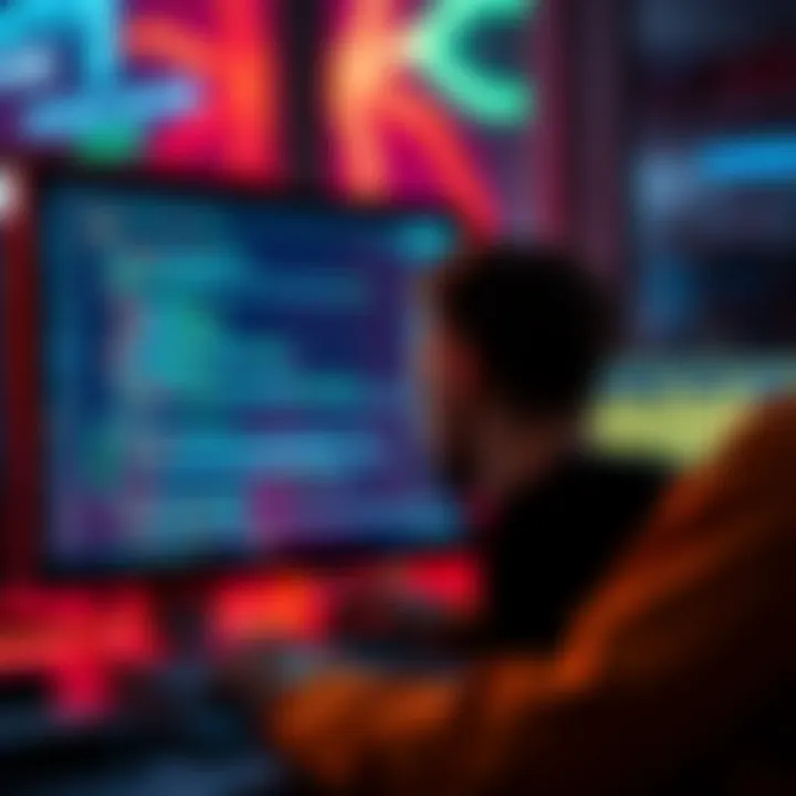 A person looking at a computer screen showing wallet connection issues with digital currencies