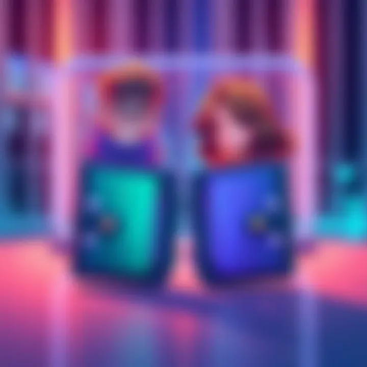 An illustration showing two digital wallets with shared avatars, depicting a test transfer for identification, enhancing transaction safety.