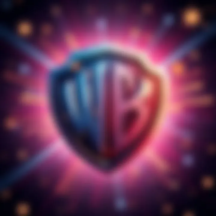 A merged logo of Warner Bros and Nickelodeon representing an alternate entertainment future