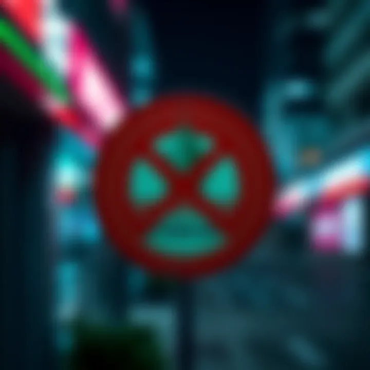 A warning sign with a crossed-out Interac logo, symbolizing issues for Robinhood Canada users