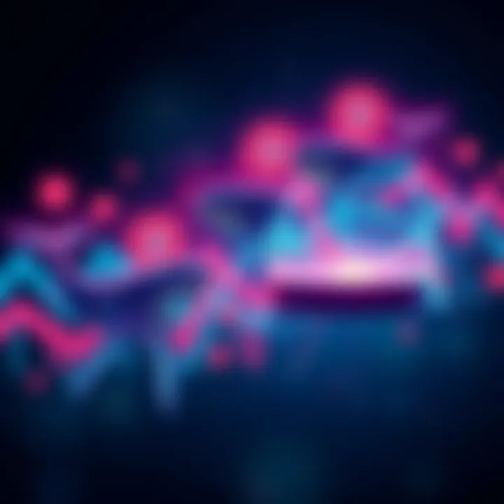 A graphic showing whale symbols and market trends experiencing sharp declines, indicating sudden liquidations in cryptocurrency investments.