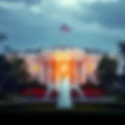 The White House with Bitcoin symbol overlay, indicating an upcoming Bitcoin reserve announcement