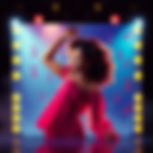A vibrant album cover showing Whitney Houston in a lively dance pose with musical notes around her, reflecting the remix of 'I'm Every Woman'.