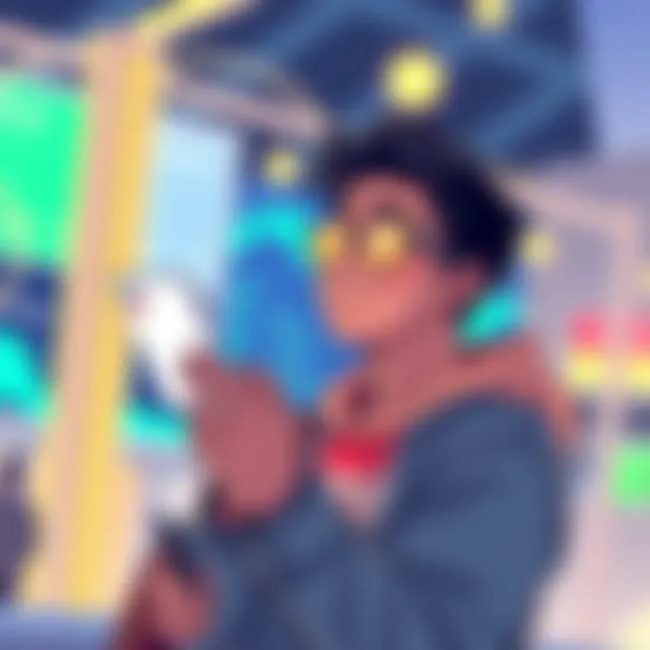 Illustration showing a person considering options between Wise and Revolut Ultra for money transfer