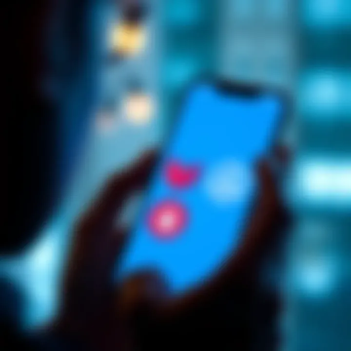 A person examining a mobile phone with WorldMobileToken and UnityNodes logos on the screen, questioning the legitimacy of their partnership.