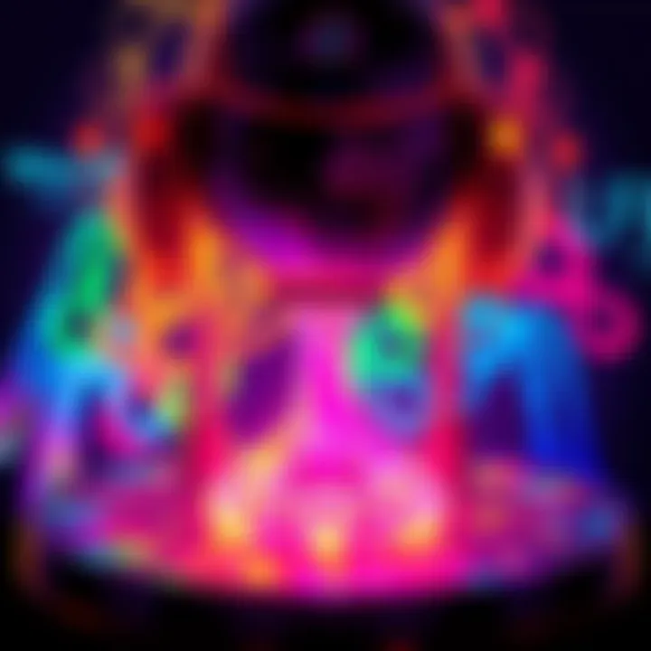 Colorful digital artwork from Worlds of Light NFT collection A vibrant, original digital artwork representing the Worlds of Light NFT collection, showcasing unique designs and colors.