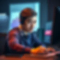 A person looking worried while checking their Bitcoin wallet on a computer screen, showing a balance issue