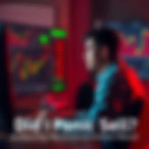 A person sitting at a desk with a worried expression, examining stock market graphs on a computer screen, reflecting on their investment decisions.