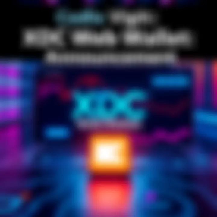 Graphic showing the XDC Web wallet with all features restored, including a hardware wallet icon