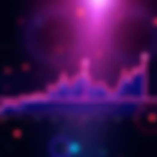 Line chart showing the prediction trends for XLM prices in 2026 with upward movements and key indicators.