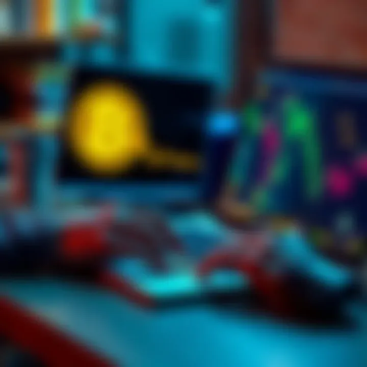 A person using a laptop to perform XMR swaps while ensuring privacy by managing coins and addresses.