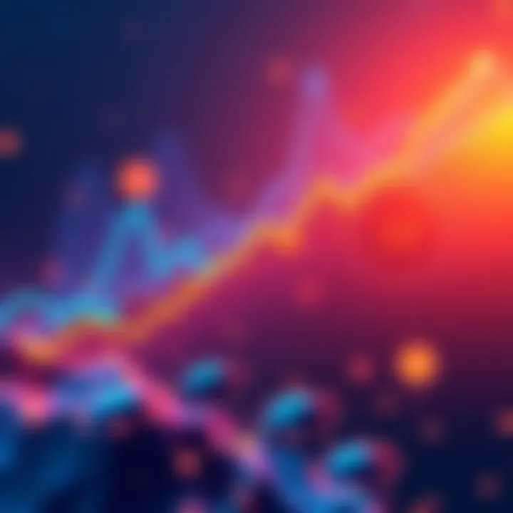 Graphic showing the potential value of 10,000 XRP in 2030 with a rising chart