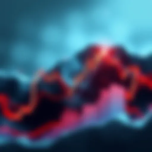 Chart showing a downward trend for XRP with red indicators and a struggle to break key price levels.