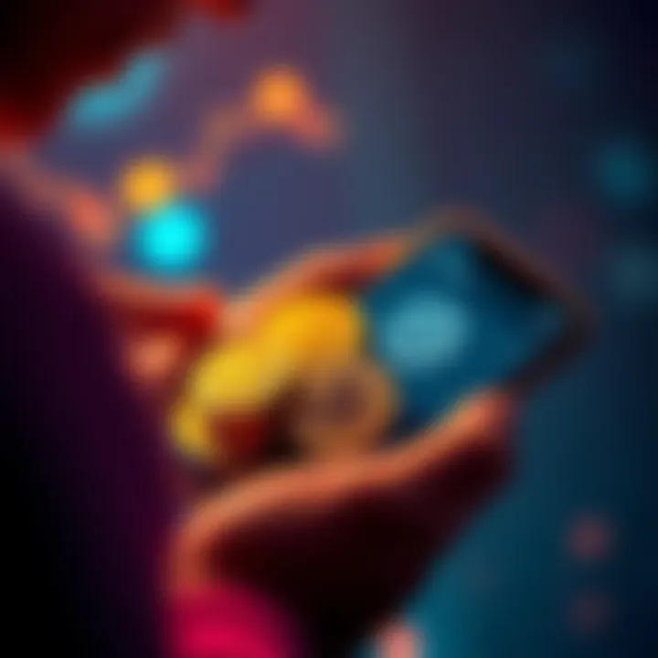 A person examining XRP coins alongside a digital wallet app on a smartphone.