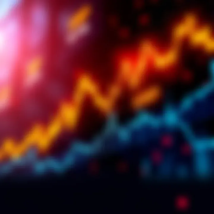 XRP Currency Surge A chart showing a sharp upward trend in cryptocurrency prices with XRP highlighted, indicating a potential breakout.