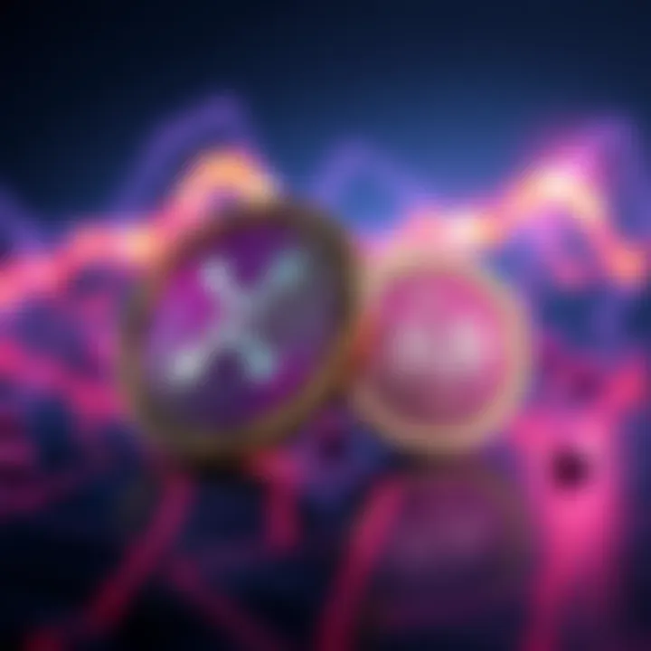 Visual representation of XRP and FLR coins side by side, symbolizing their pairing and potential impact on Flare's future.