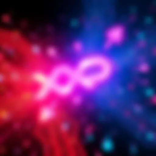 A graphic showing the concept of XRP transforming international banking by linking to Nostro and Vostro accounts with arrows indicating instant currency exchange, symbolizing efficiency in finance.