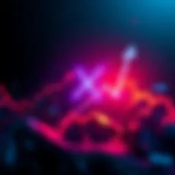 Illustration of XRP cryptocurrency logo with upward trend arrows and a bullish market sentiment background.
