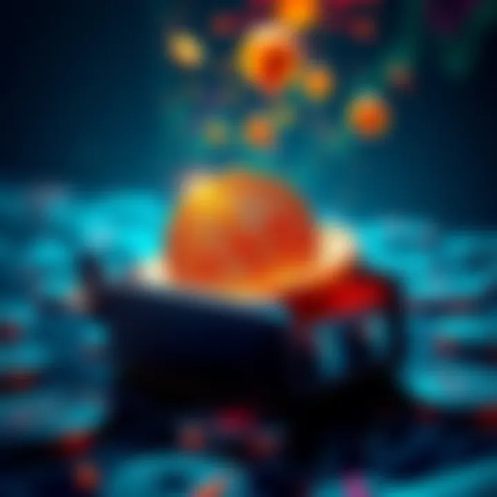 A visual representation of XRP coins being transferred from an exchange to a secure private wallet, symbolizing asset protection.