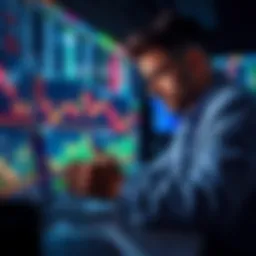 A trader analyzing price charts with a focus on XRP's recent price swings and options trading strategies.