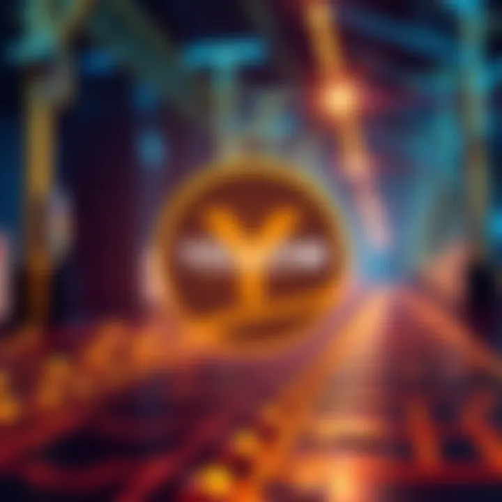 YELLOW Token Representation Visual of the $YELLOW token logo with a digital background representing crypto infrastructure