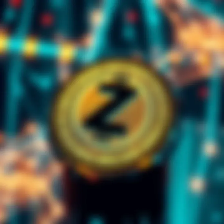 Zcash Upgrade Concept Visual representation of Zcash's new upgrade highlighting network improvement and security features